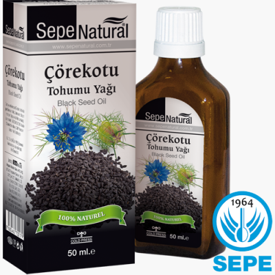 %100 Saf Soğuk Sıkım Çörekotu Yağı 50 ml Çörek otu