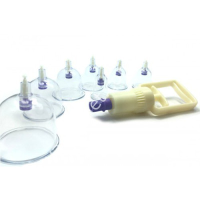 12'li Vakumlu Kupa Çekme Hacamat Seti