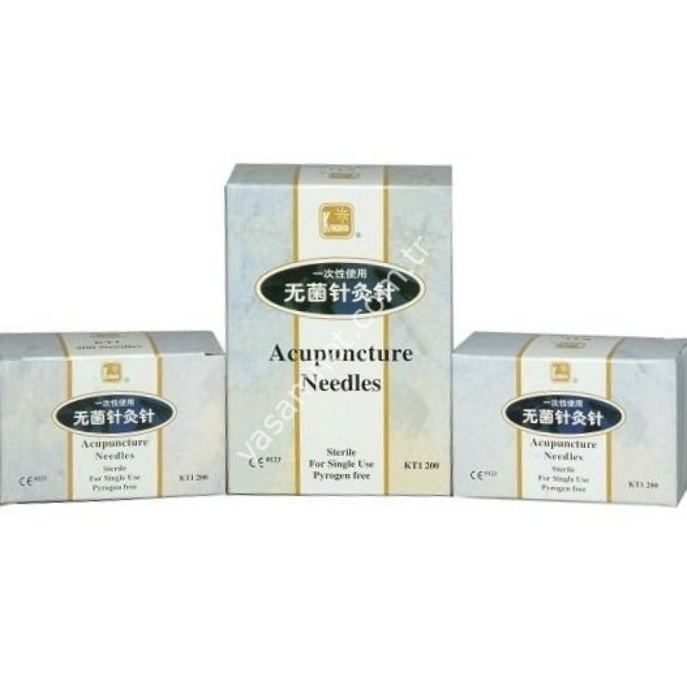 Akupunktur İğnesi 200 lük 0,30x60 mm Tüplü