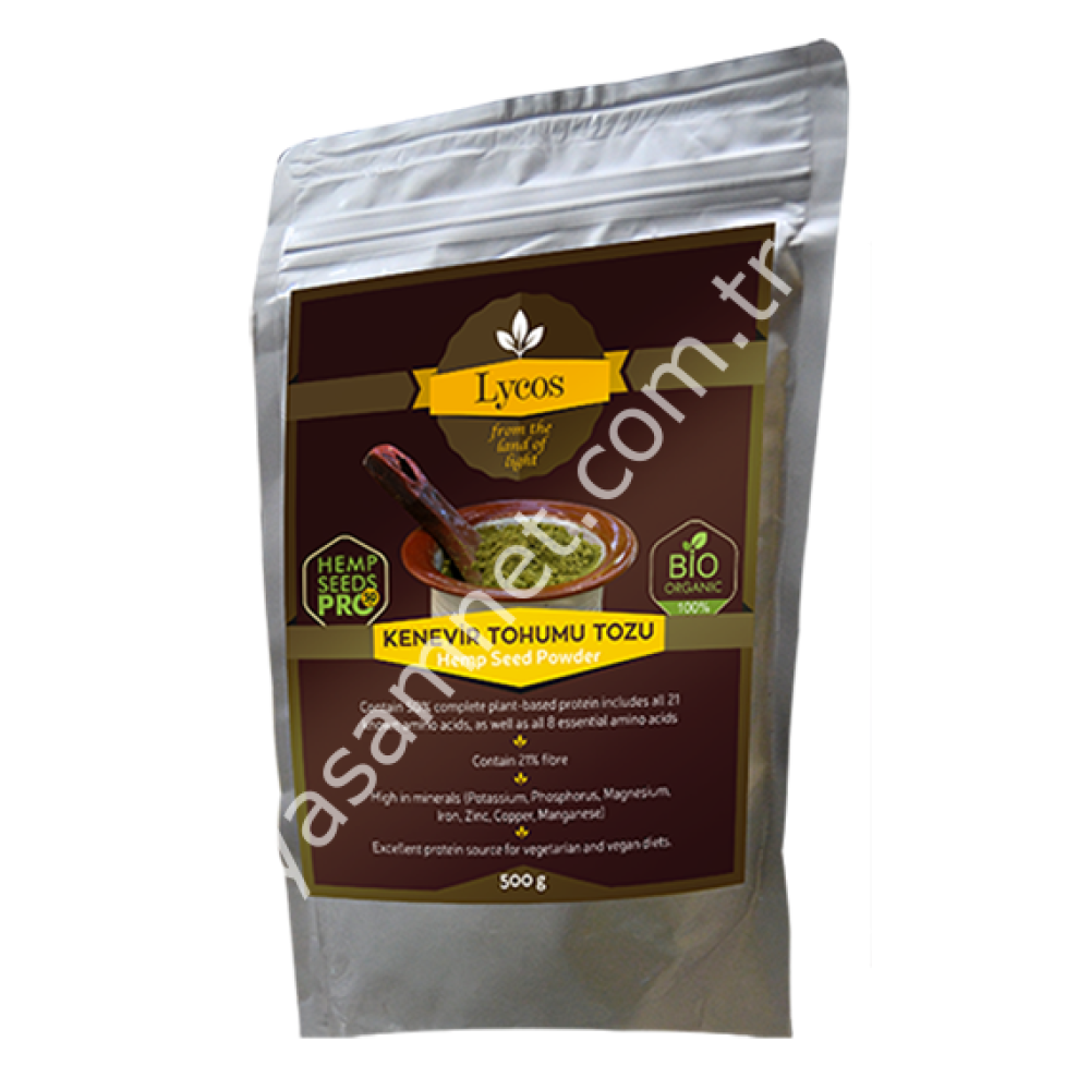 LYCOS Kenevir Tohumu Tozu 500 gr