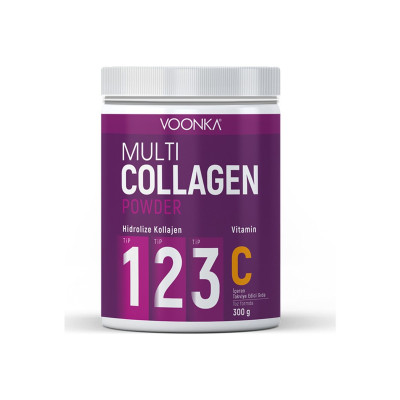 Voonka Kolajen Tip1-Tip2-Tip3-C Vitaminli 300 gr