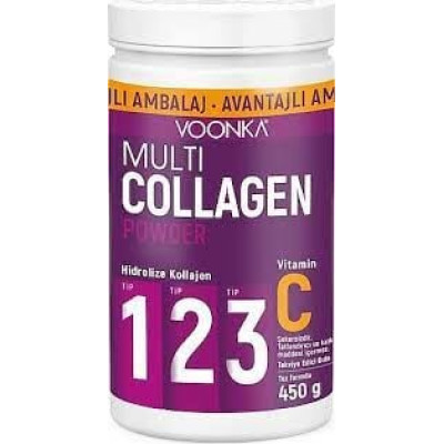 Voonka Kolajen Tip1-Tip2-Tip3-C Vitaminli 450 gr